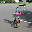 Riding in the Annual Liberfest Parade behind the LifeKIDS Fire Truck