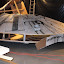 2nd half of the falcon waiting to be hung