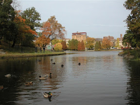 Harlem Meer in North Central Park
