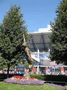 Tennis Monument at US Open Tennis