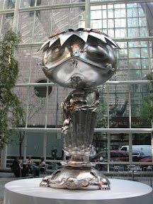 Oval Buddha at Sculpture Garden by Takashi Murakami