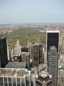 Northward View from Top of the Rockfeller Center