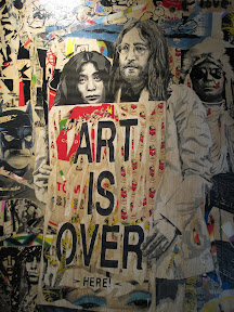 French Street Artist Mr. Brainwash in the Meatpacking District French Street Artist Mr. Brainwash in the Meatpacking District