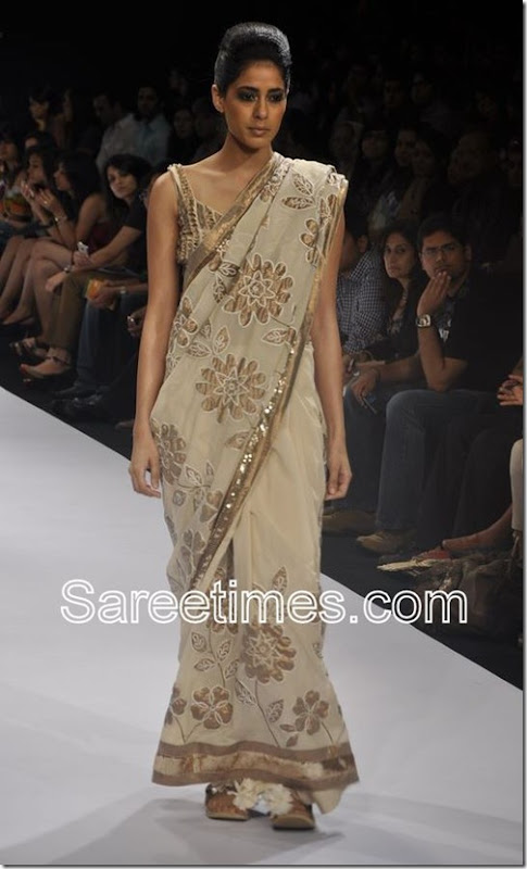 Debarun_Cream_Saree