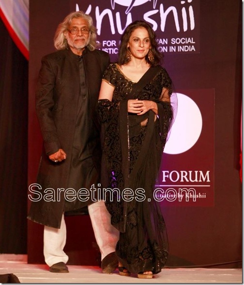 Muzzaffar _Ali_Brown_Saree