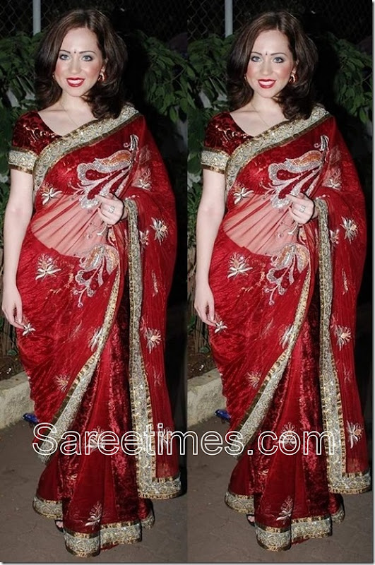 Saidah_Jule_Red_Saree