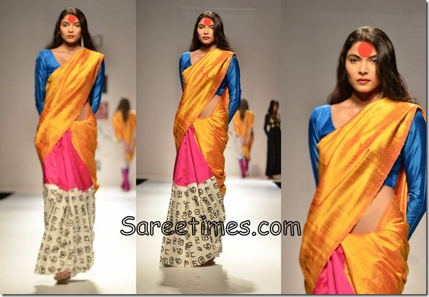 Masaba_Designer_Mustard_Saree