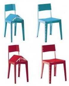 silla plegable stitch de Goodrum para Cappellini