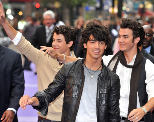 Kevin Jonas, Joe Jonas, and Nick Jonas Jonas Brothers In 3D - UK film premiere held at the Empire Leicester Square. London, England - 13.05.09 Credit: (Mandatory): WENN.com