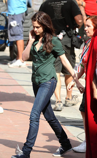 May 27, 2009: Kristen Stewart on the set of 'The Twilight Saga: New Moon' in Montepulciano, Italy. Credit: Ciao Pix/INFphoto.com Ref.: infit-03/SDP