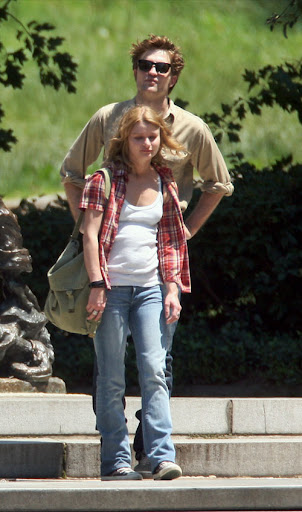 NON EXCLUSIVE June 30th 2009: Emilie de Ravin and Robert Patterson seen filming a movie "Remember Me" in Central Park New York city, USA. <P> Pictured: Emilie de Ravin and Robert Patterson <B>Ref: SPL110523 300609 </B><BR/> Picture by: PPNY / GSNY / Splash News<BR/> </P><P> <B>Splash News and Pictures</B><BR/> Los Angeles: 310-821-2666<BR/> New York: 212-619-2666<BR/> London: 870-934-2666<BR/> photodesk@splashnews.com<BR/> </P>