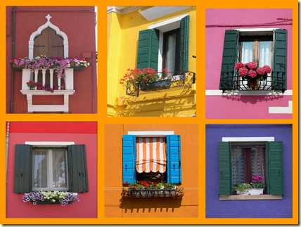 Janelas em Burano