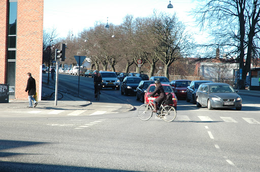 Cereskrydset - Kombinationen af højresvingende bilister og cyklister på vej ned ad en bakke er farlig. - Der er mange ulykker på det ben. Cyklisterne kommer med meget høj fart og bliver klippet af de højresvingende bilister eller vælter selv, siger Pablo Celis.