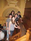 Ed and Judy Colson student fans came to Topeka and watched the recognition
in the west gallery.