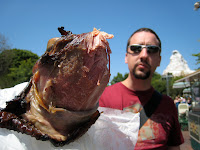 Delicious turkey leg