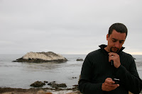 Texting at Bird Rock