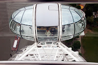 One of the capsules on the London Eye