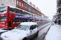 Buses not going anywhere on the High Road
