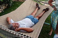 Martyn in the hammock
