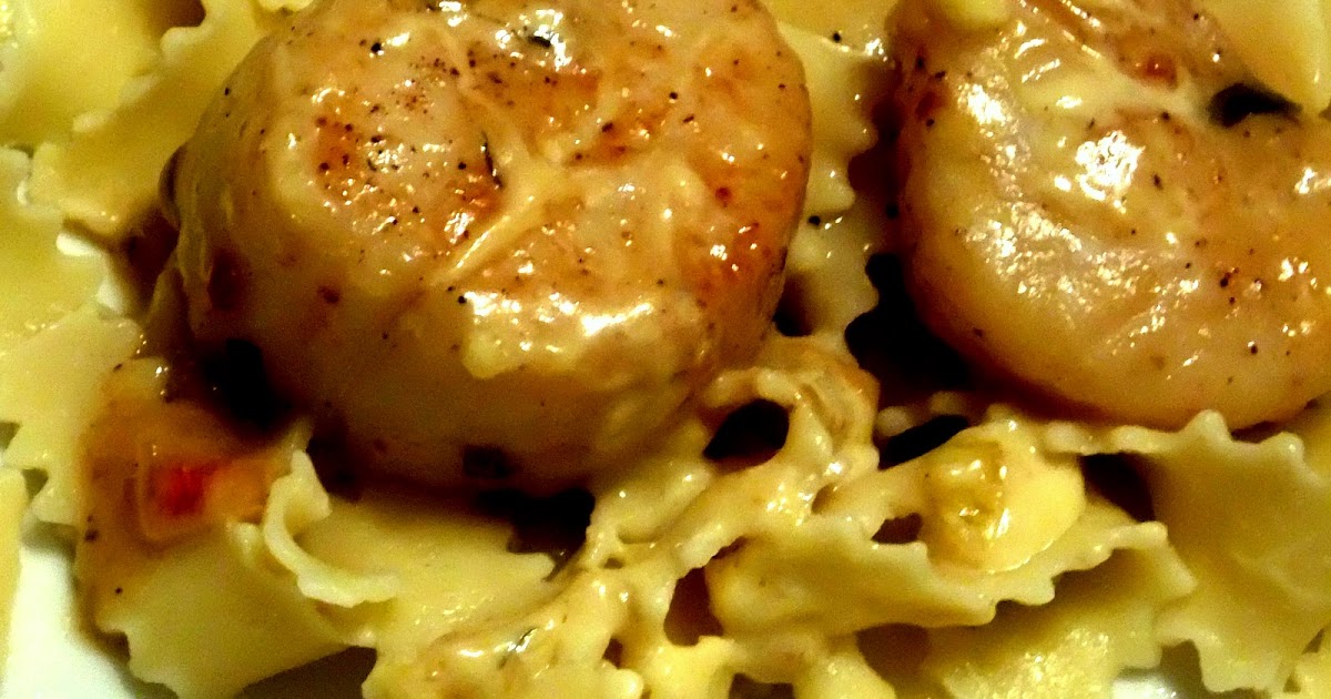 swirl and savor Seared Scallops in Pernod Cream Sauce