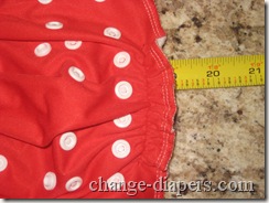 amp diaper large stretched