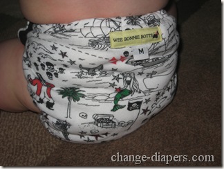 diaper rear seated