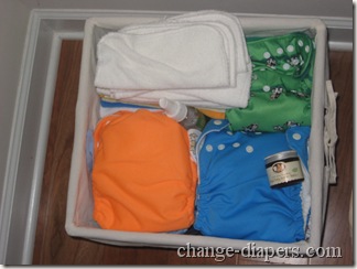 cloth diaper storage
