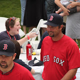 Vtek and Wake visit some cancer surviver kids before the game