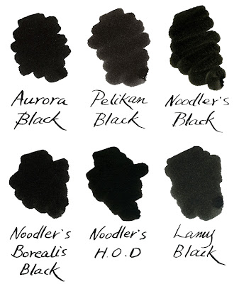 Blackest Black Fountain Pen Inks – Writer's Bloc Blog