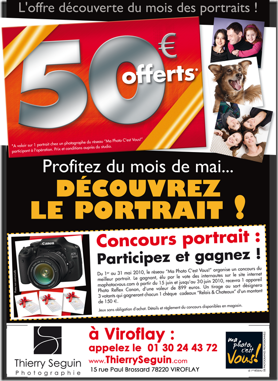 Affiche portraits Thierry Seguin