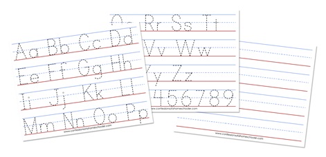 Tracing Activity Sheets