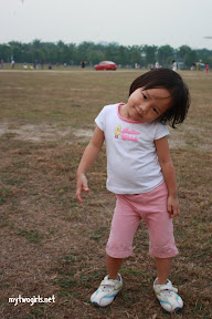 Zaria posing at the field