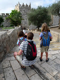 Outside Damascus gate in Jerusalem