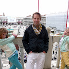 Posing over San Marco square