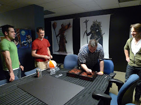We get autographed Collector's editions.  Nerdgasmic!