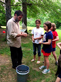 Randy is the Pied Piper with sparklers