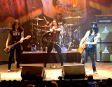 Myles has a lot of time to stand around during the long solos.