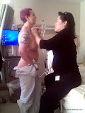 Dr. Huang doing the pre-op markings.