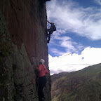 Trish and I led the second half of the climb.