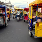 Iquitos is a city of motorcycles.