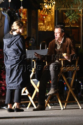 Exclusive...  Robert Knepper takes a break on the set of "Heroes"