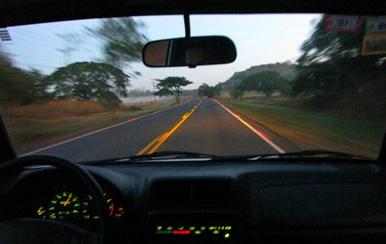 Driving to Liberia Airport