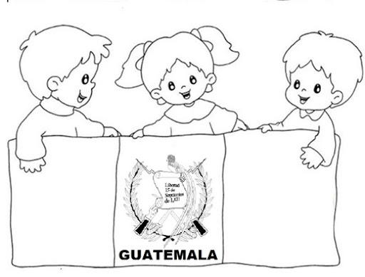 Simbolos de guatemala para colorear - Imagui