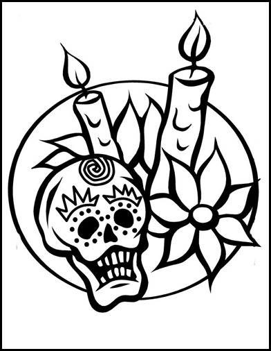 DIBUJOS DIA DE MUERTOS dibujos dia de muertos: