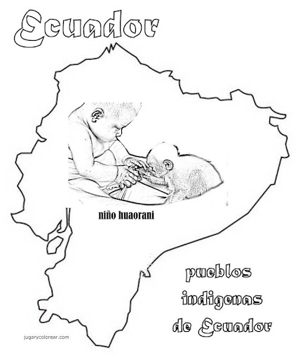 dibujos indigenas venezolanos para colorear