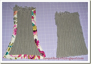 boot sleeve 'tongue'