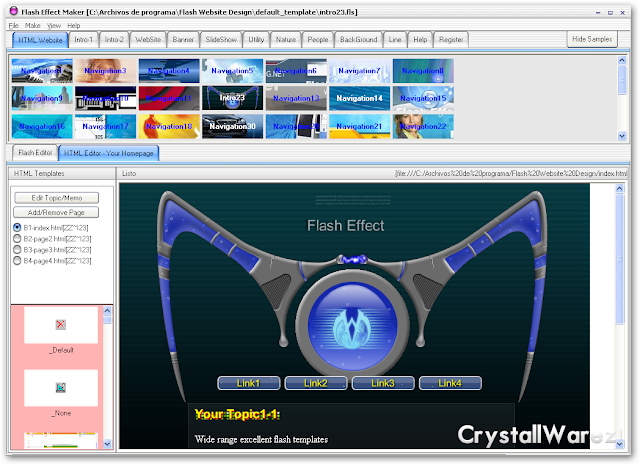 Flash Website Design 2.0