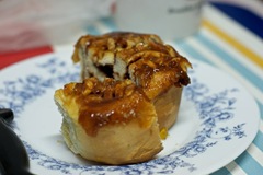 Walnut cinnamon roll