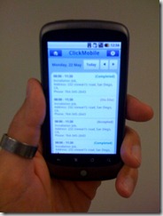 ClickMobile-Running-On-Android