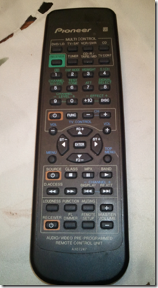 Pioneer remote control